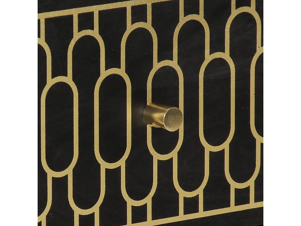 Armoires latérales 2 pcs 60x33x75 cm bois massif de manguier