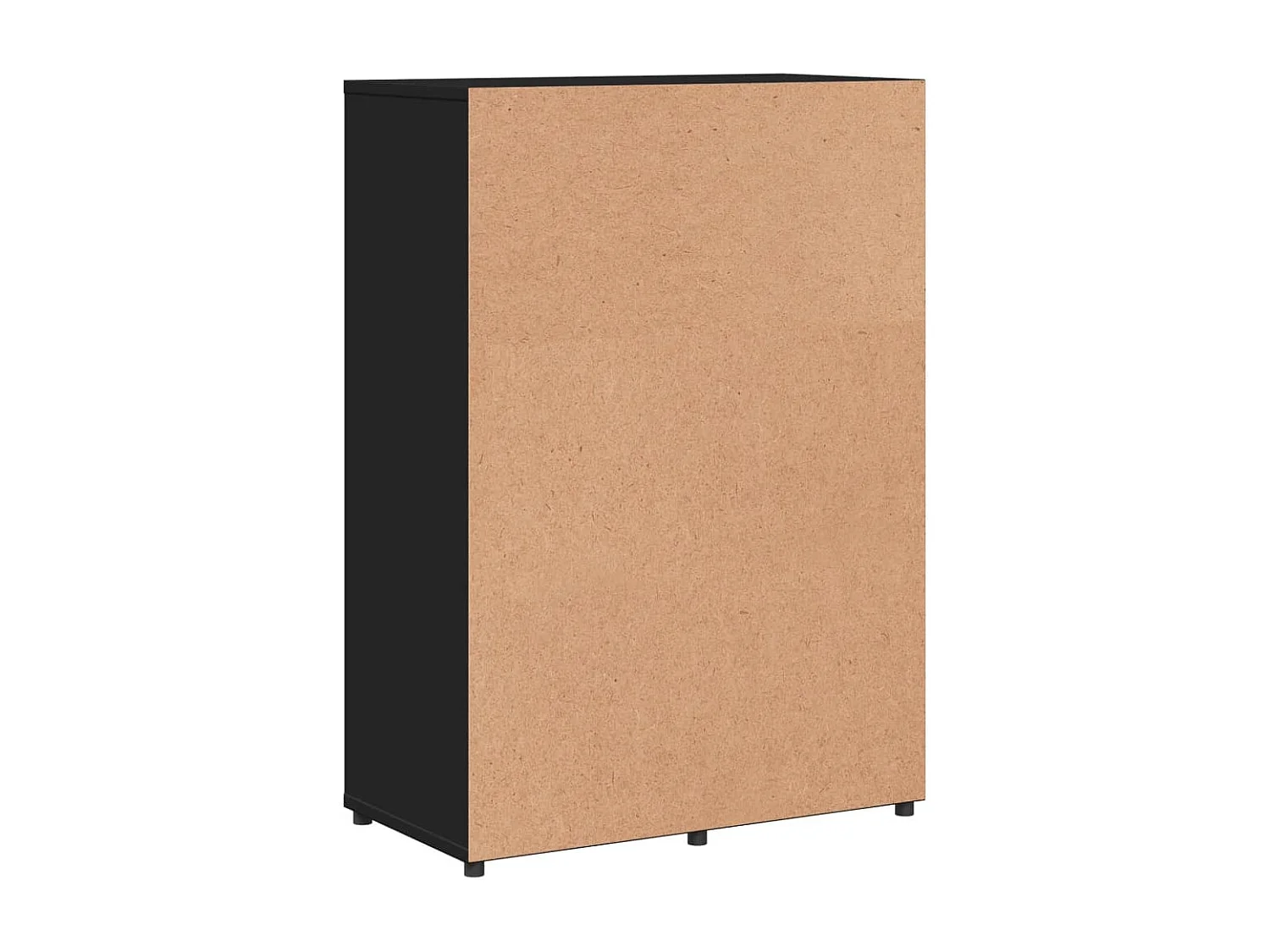 Credenza Nero 60x31x84 cm in Legno Multistrato