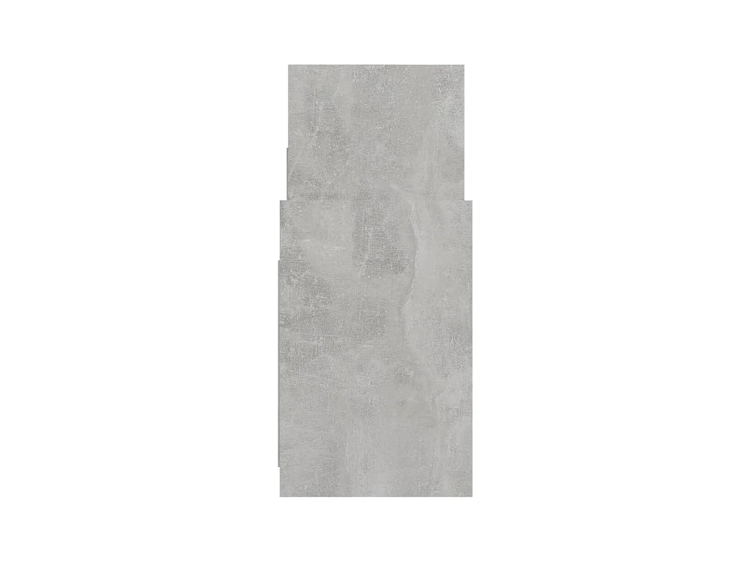 Bijzetkast 60x26x60 cm bewerkt hout betongrijs