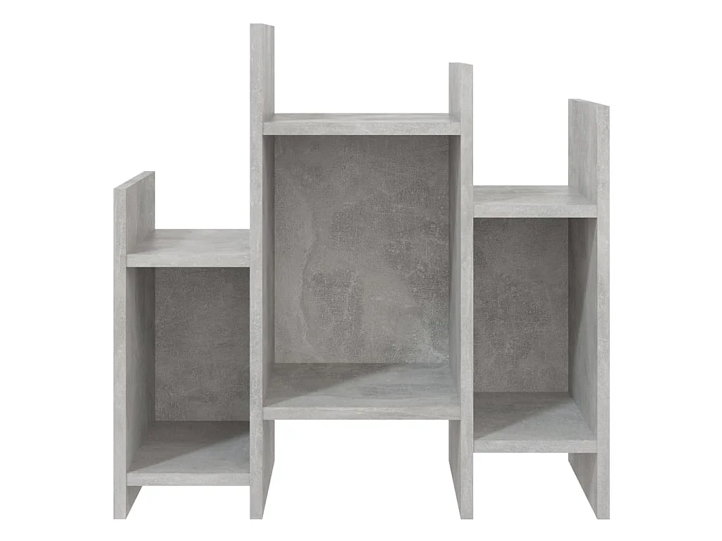 Regalschrank Betongrau 60x26x60 cm Holzwerkstoff