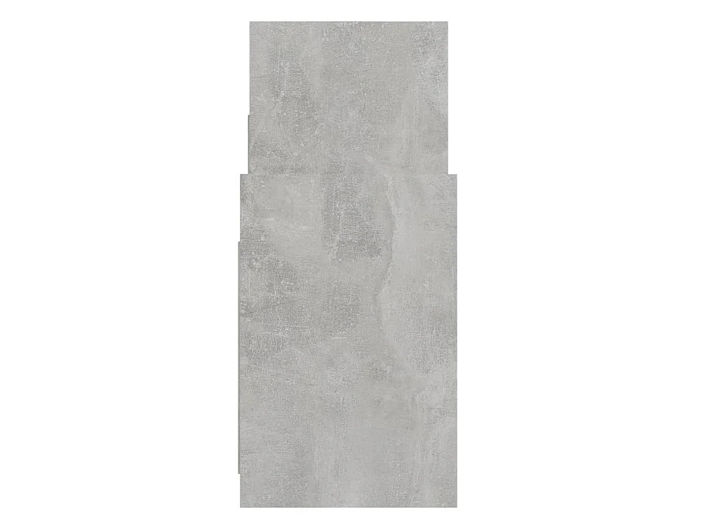 Regalschrank Betongrau 60x26x60 cm Holzwerkstoff