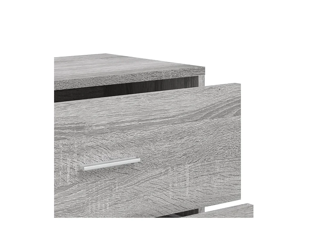 Buffets 3 pcs sonoma gris 60x31x84 cm bois d'ingénierie