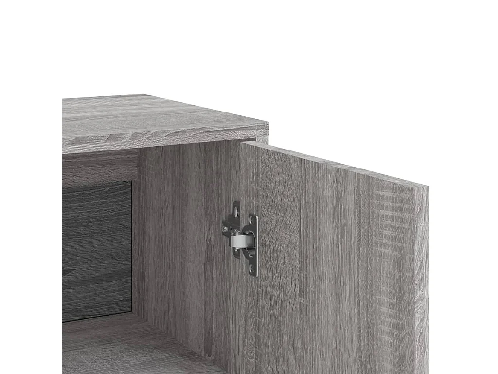 Sideboards 3 Stk. Grau Sonoma 60x31x84 cm Holzwerkstoff