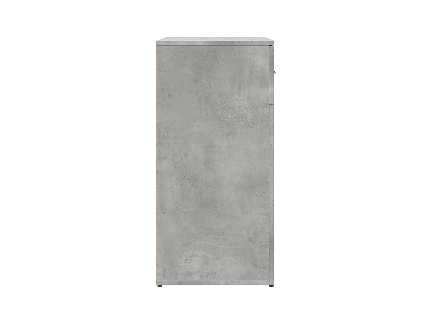 Dressoir 79x38x80 cm bewerkt hout betongrijs