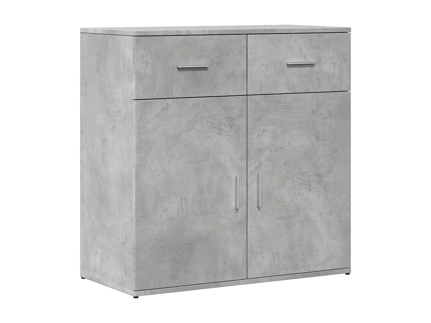 Dressoir 79x38x80 cm bewerkt hout betongrijs