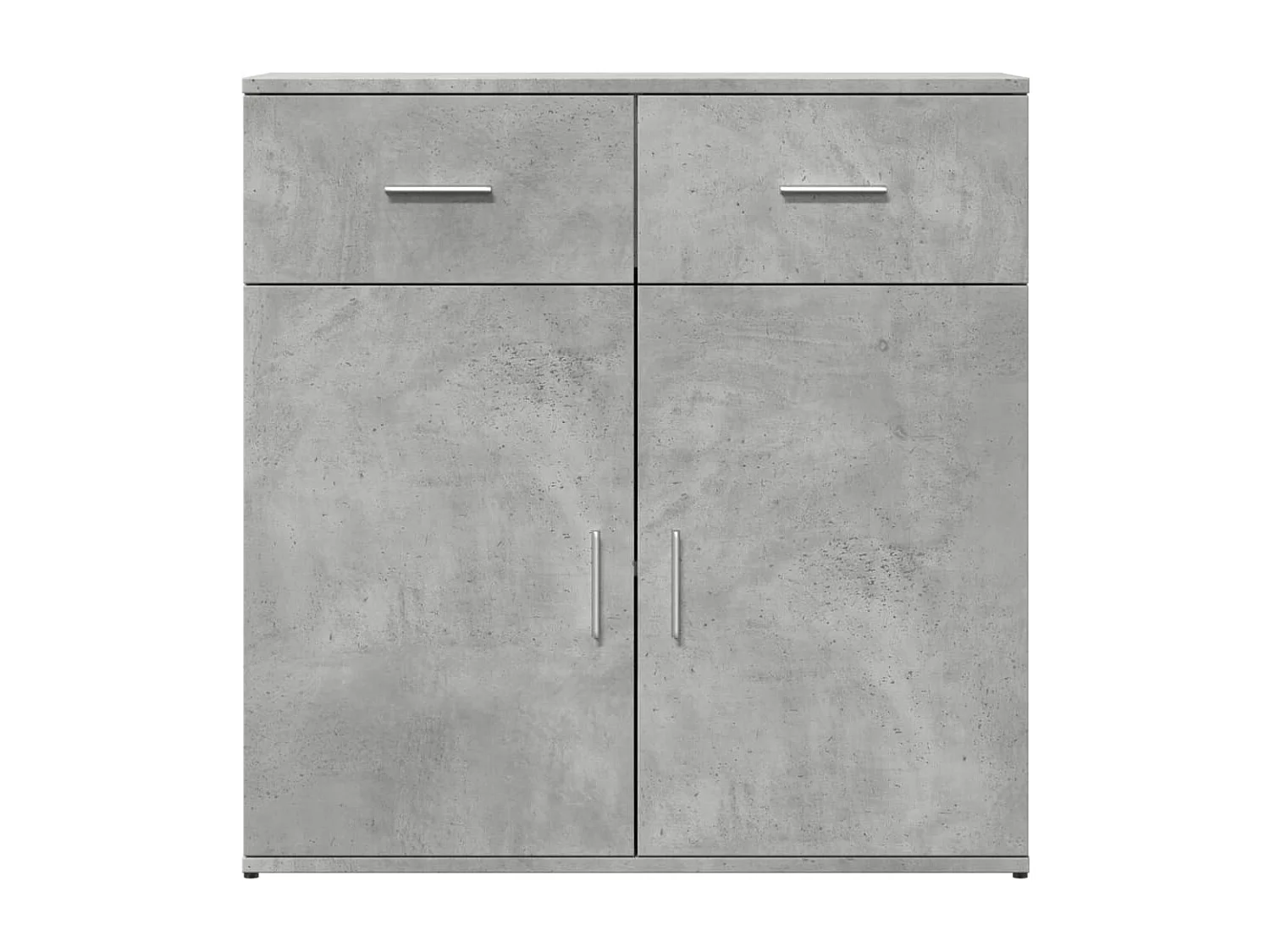 Dressoir 79x38x80 cm bewerkt hout betongrijs
