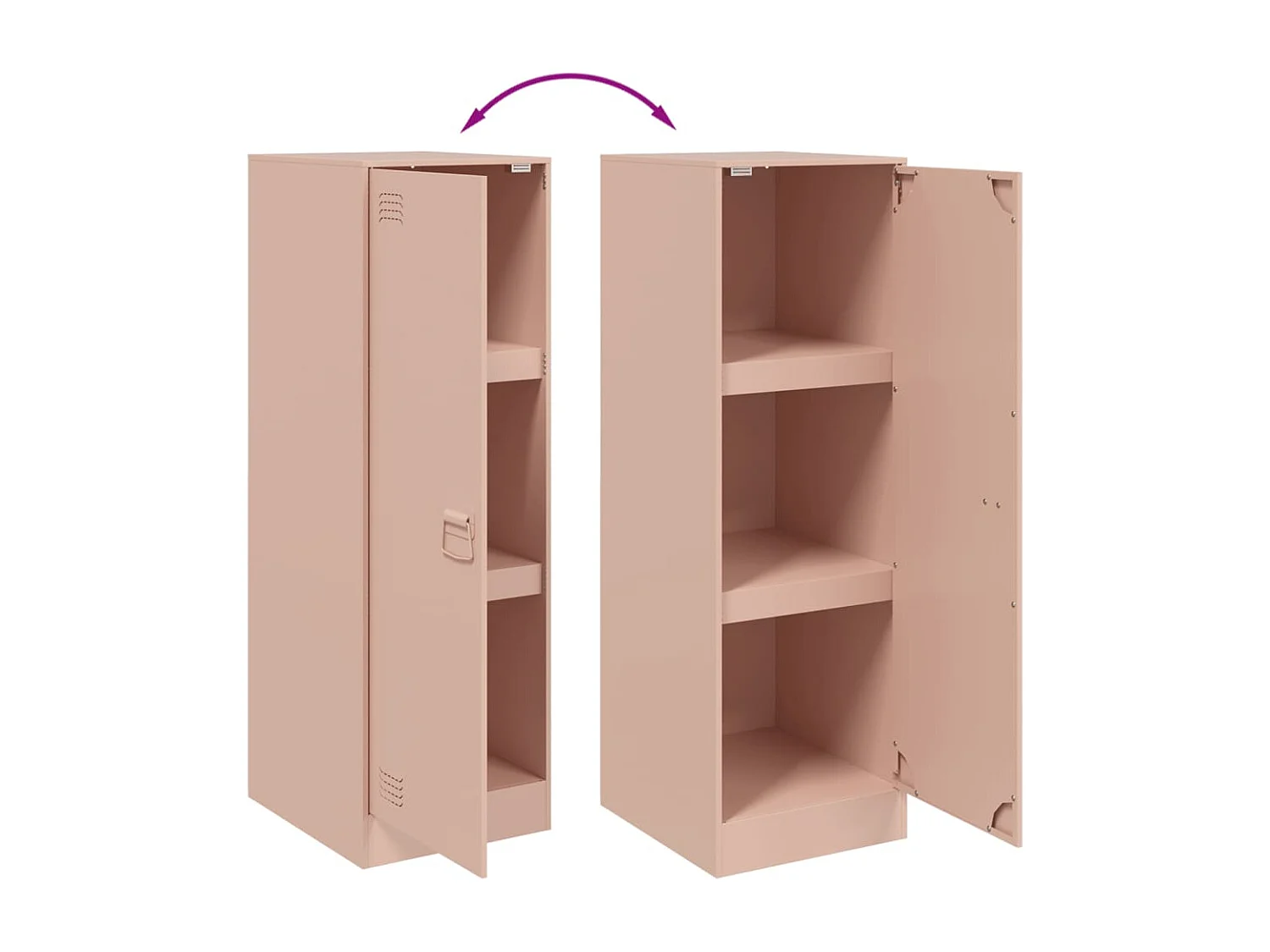 Sideboard Rosa 34,5x39x107 cm Stahl