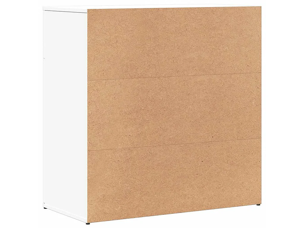 Buffets 2 pcs blanc 79x38x80 cm bois d’ingénierie