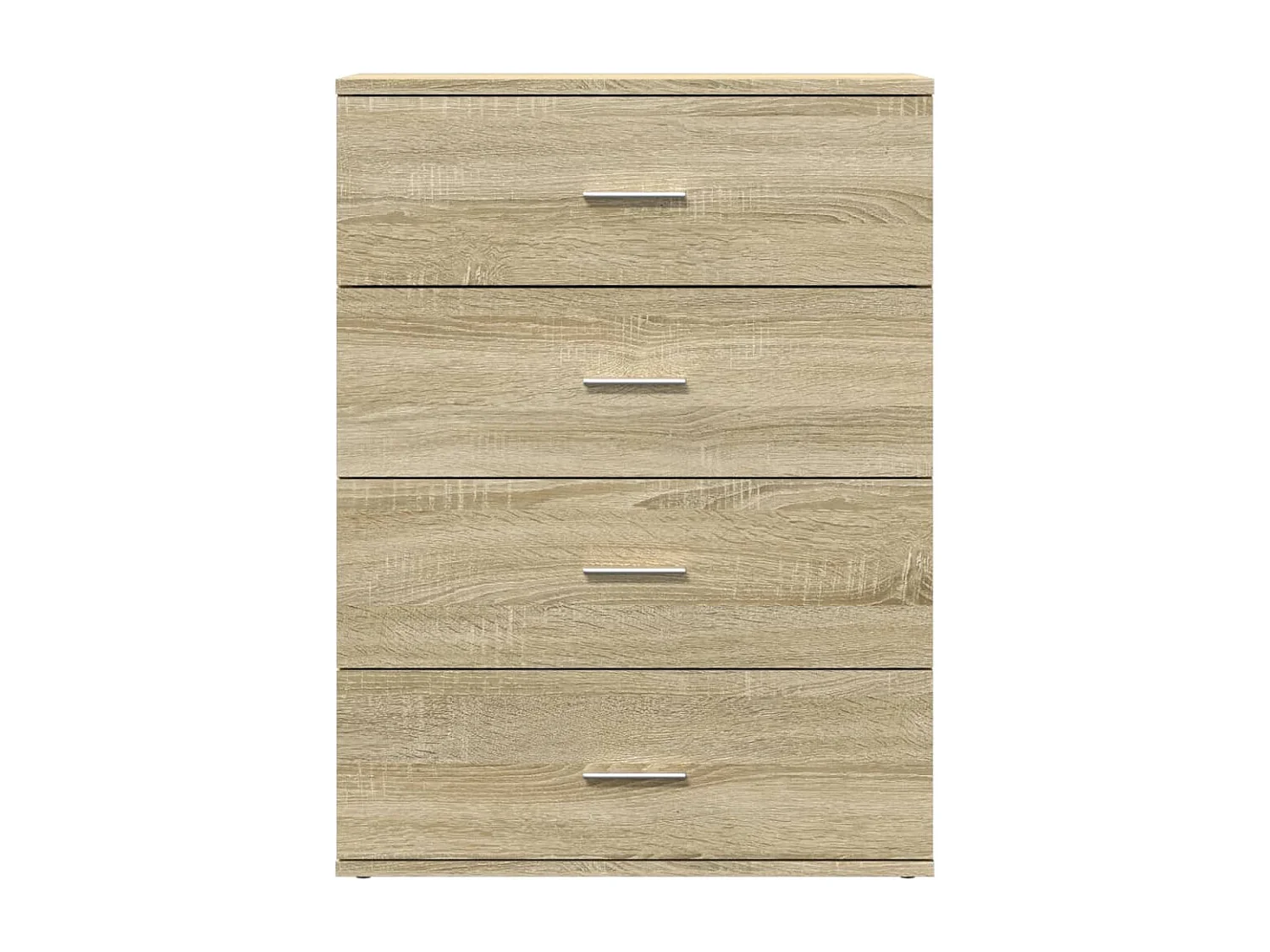 Dressoir 60x39x80 cm bewerkt hout sonoma eikenkleurig