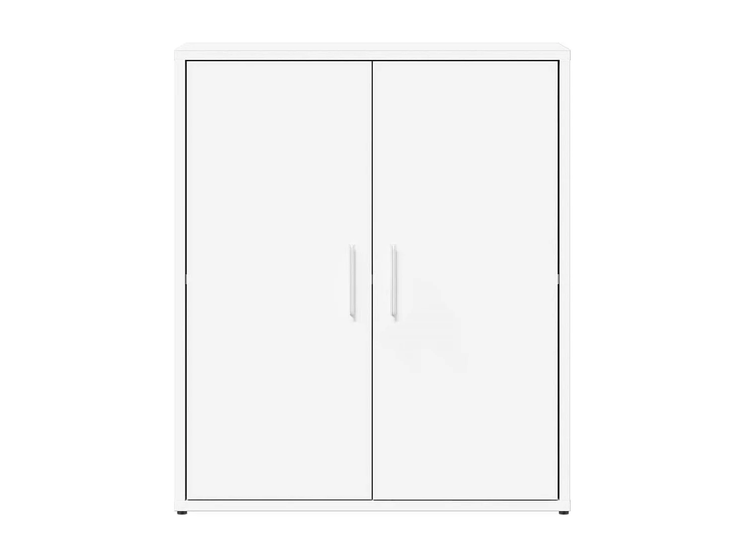 Buffet blanc 60x31x70 cm bois d'ingénierie