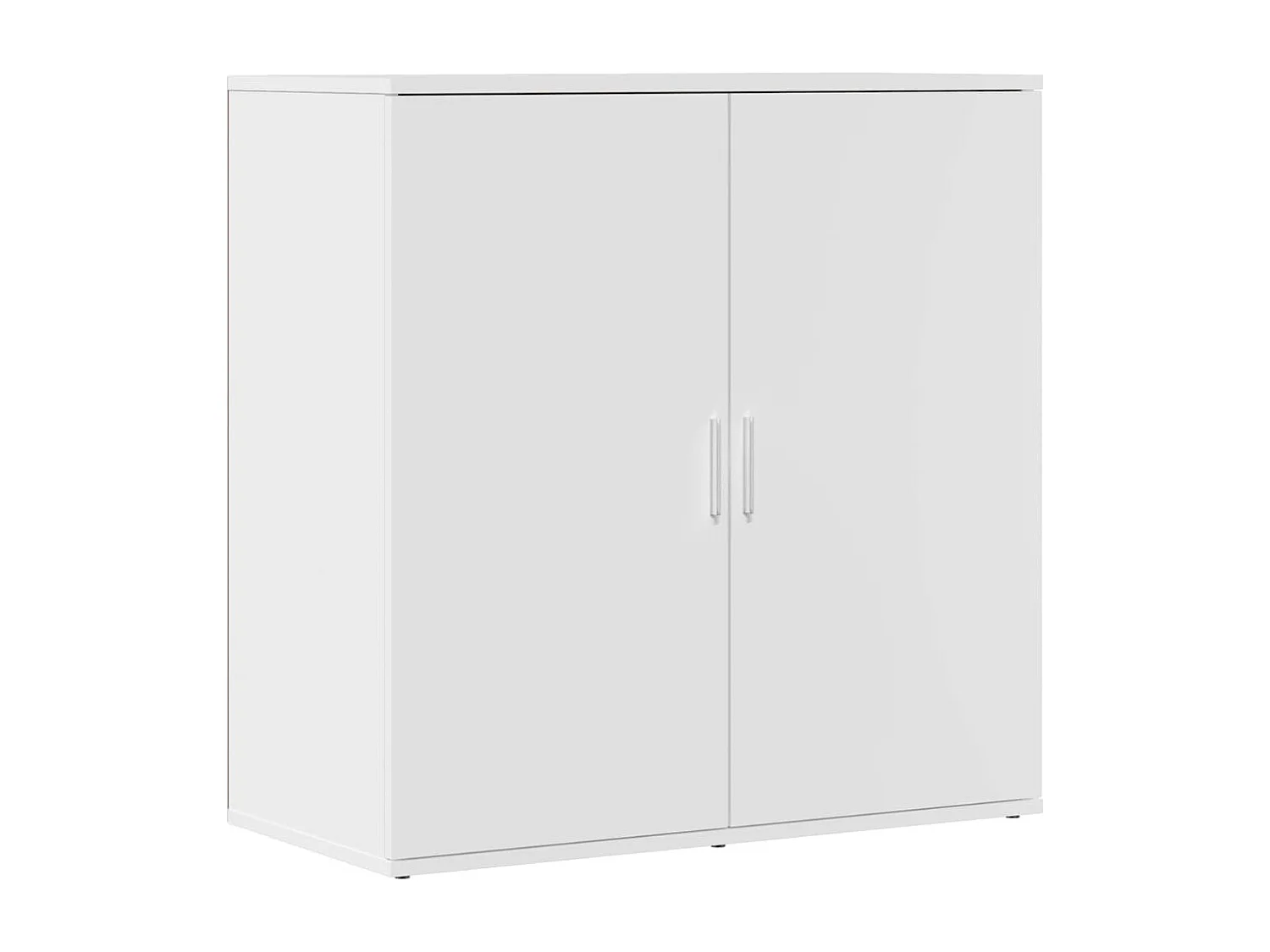 Dressoir 79x38x80 cm bewerkt hout wit