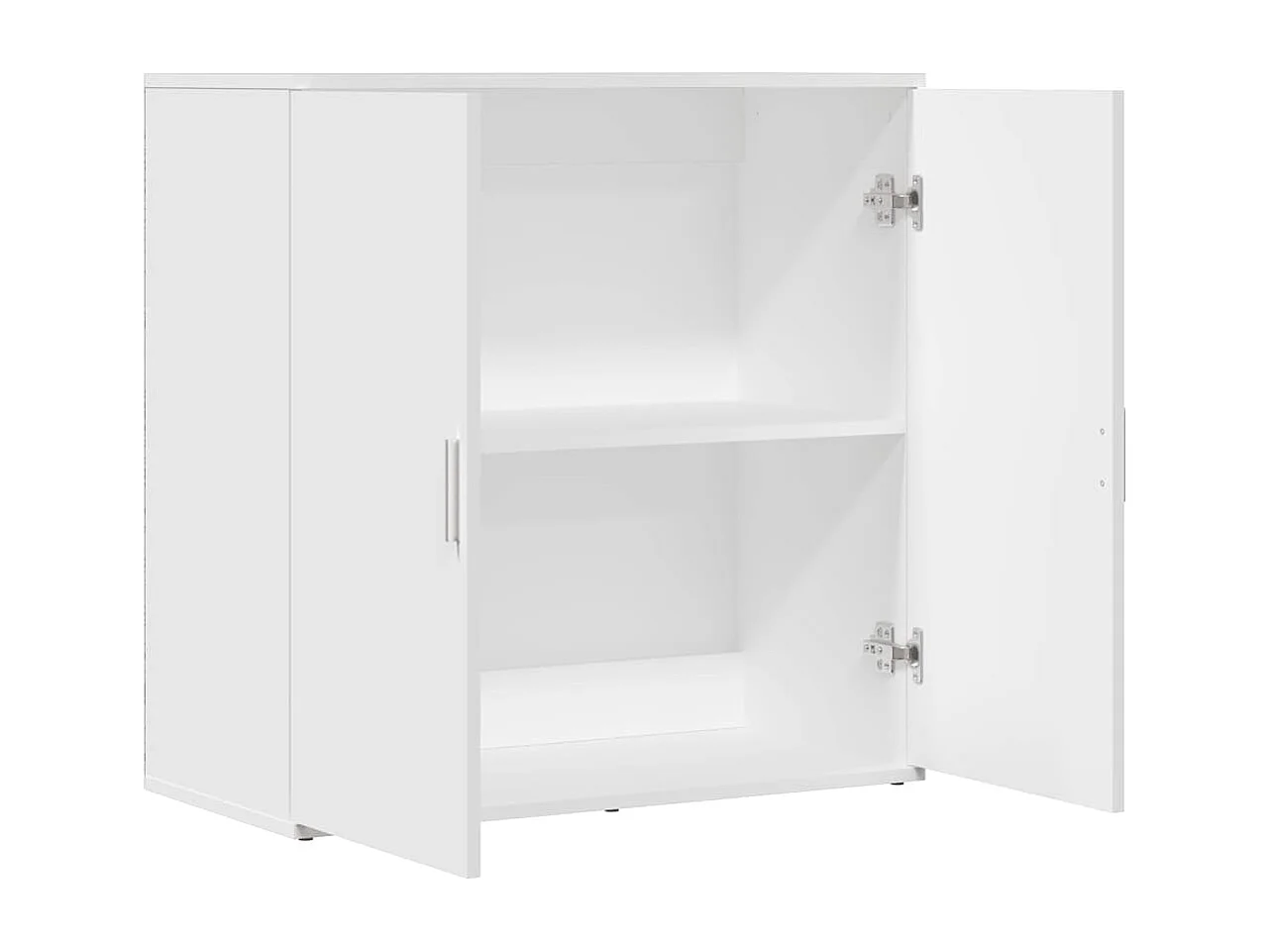 Dressoir 79x38x80 cm bewerkt hout wit