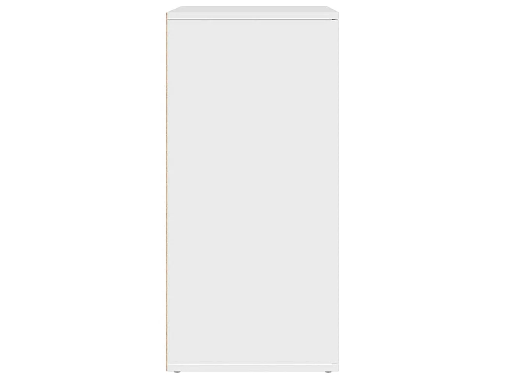 Credenza Bianca 79x38x80 cm in Legno Multistrato
