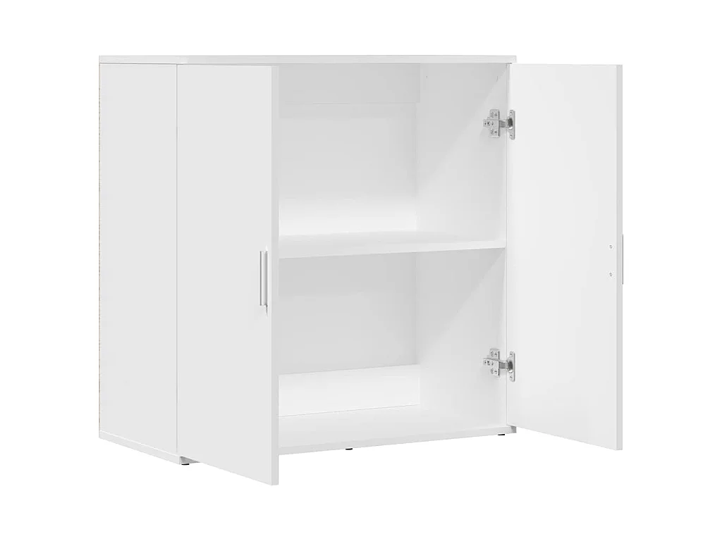 Buffet blanc 79x38x80 cm bois d’ingénierie