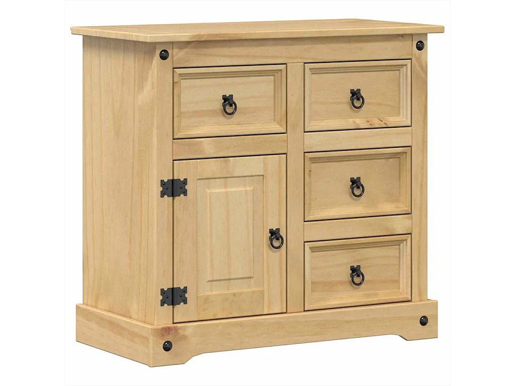 Buffet Corona 80x40x75 cm bois massif de pin