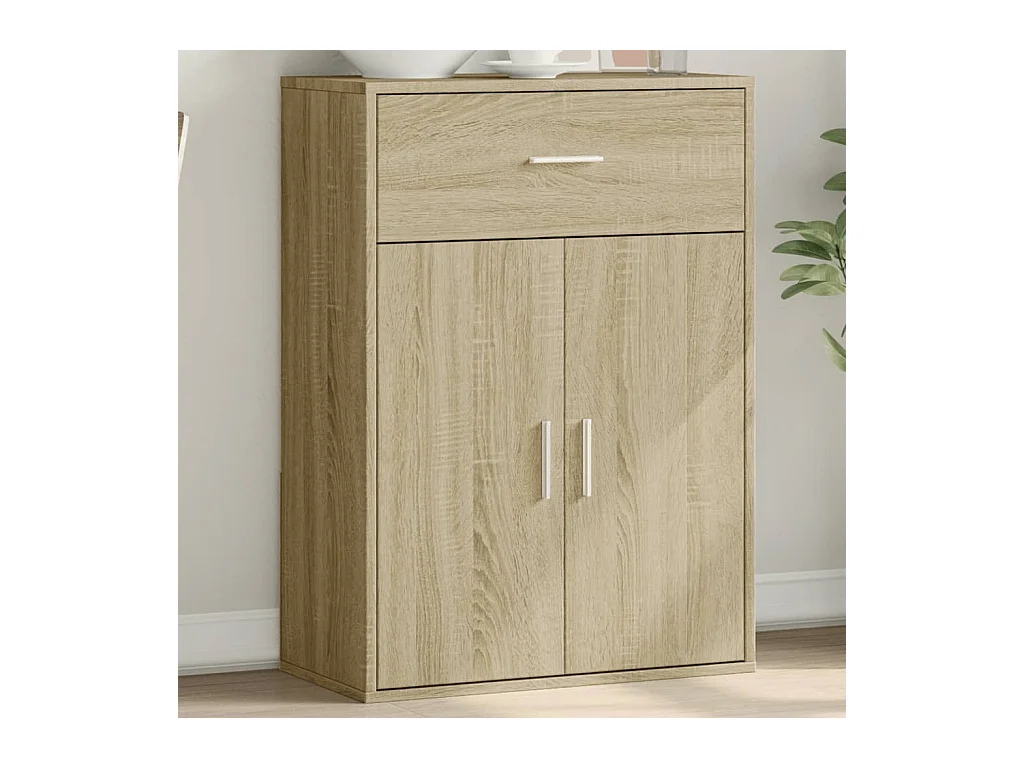 Buffet chêne sonoma 60x30x84 cm bois d'ingénierie