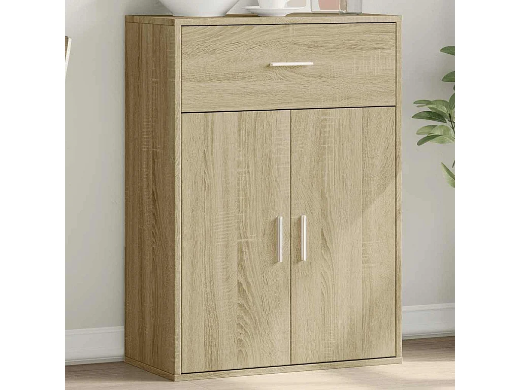 Sideboard Sonoma-Eiche 60x30x84 cm Holzwerkstoff