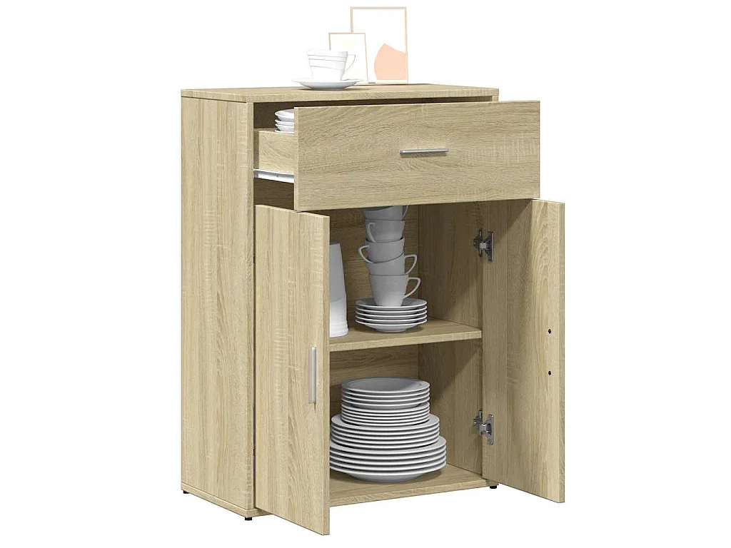 Sideboard Sonoma-Eiche 60x30x84 cm Holzwerkstoff