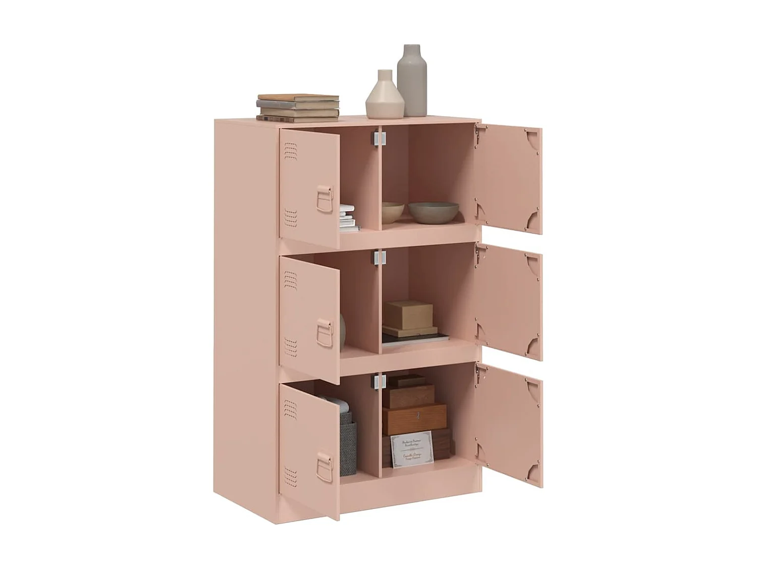 Sideboard Rosa 67x39x107 cm Stahl