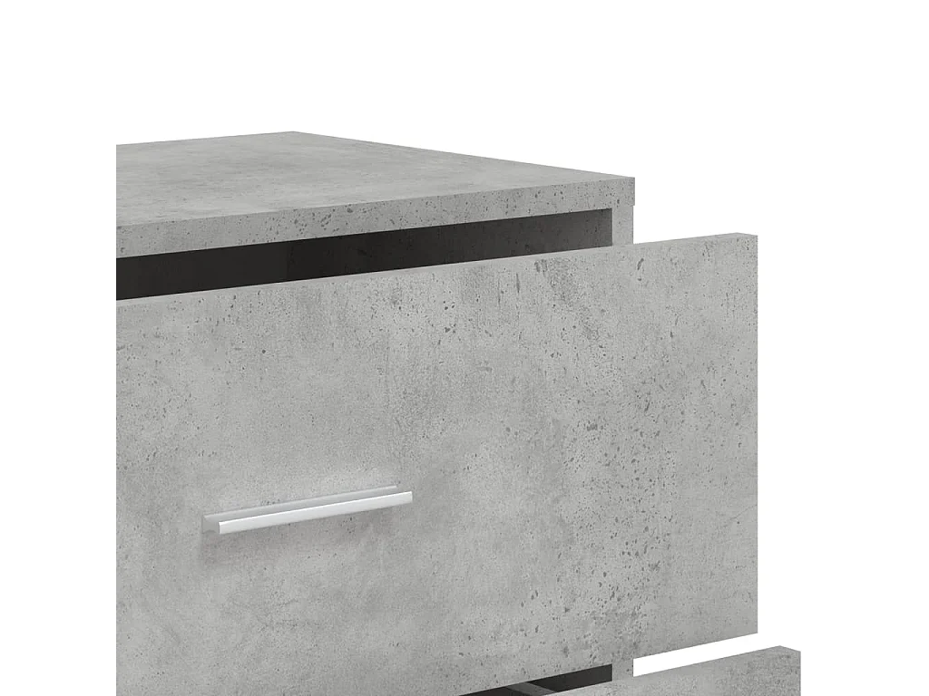 Dressoirs 3 st 60x31x84 cm bewerkt hout betongrijs