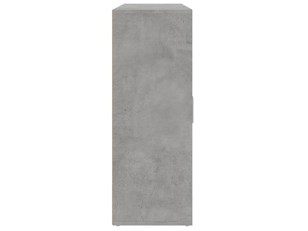 Dressoirs 3 st 60x31x84 cm bewerkt hout betongrijs