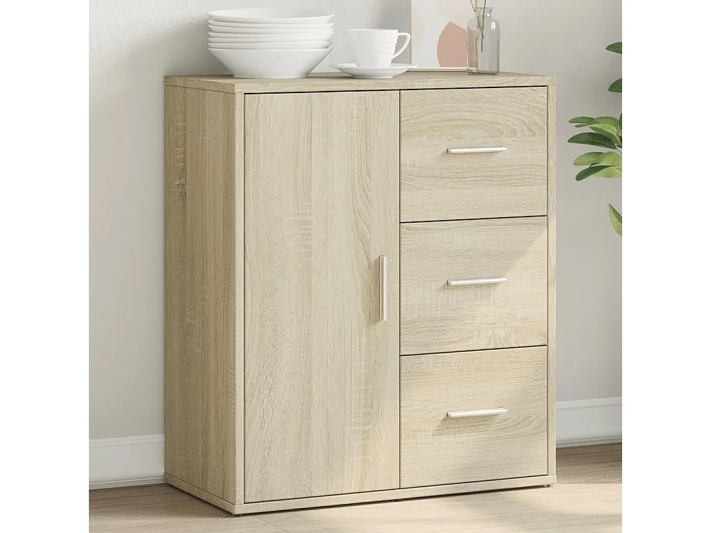 Sideboard Sonoma-Eiche 60x31x70 cm Holzwerkstoff