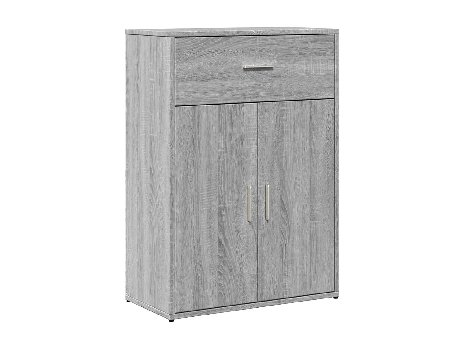 Credenza Grigio Sonoma 60x30x84 cm in Legno Multistrato