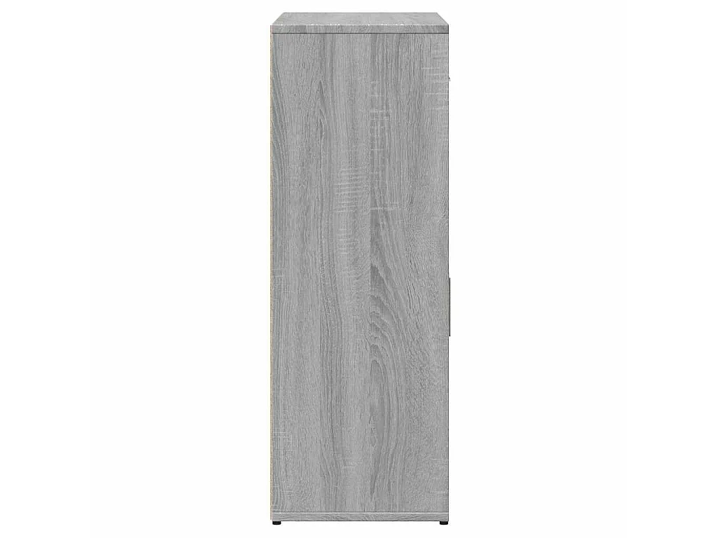 Dressoir 60x30x84 cm bewerkt hout grijs sonoma eikenkleurig