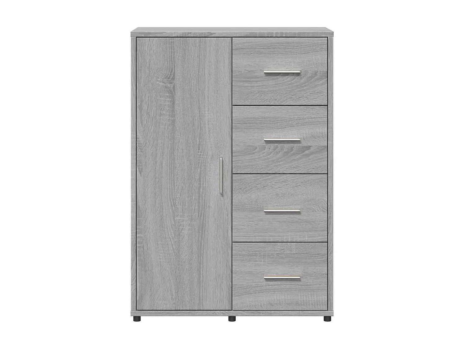 Buffets 2 pcs sonoma gris 60x31x84 cm bois d'ingénierie