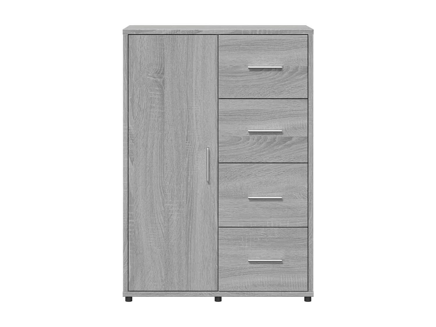 Buffets 2 pcs sonoma gris 60x31x84 cm bois d'ingénierie