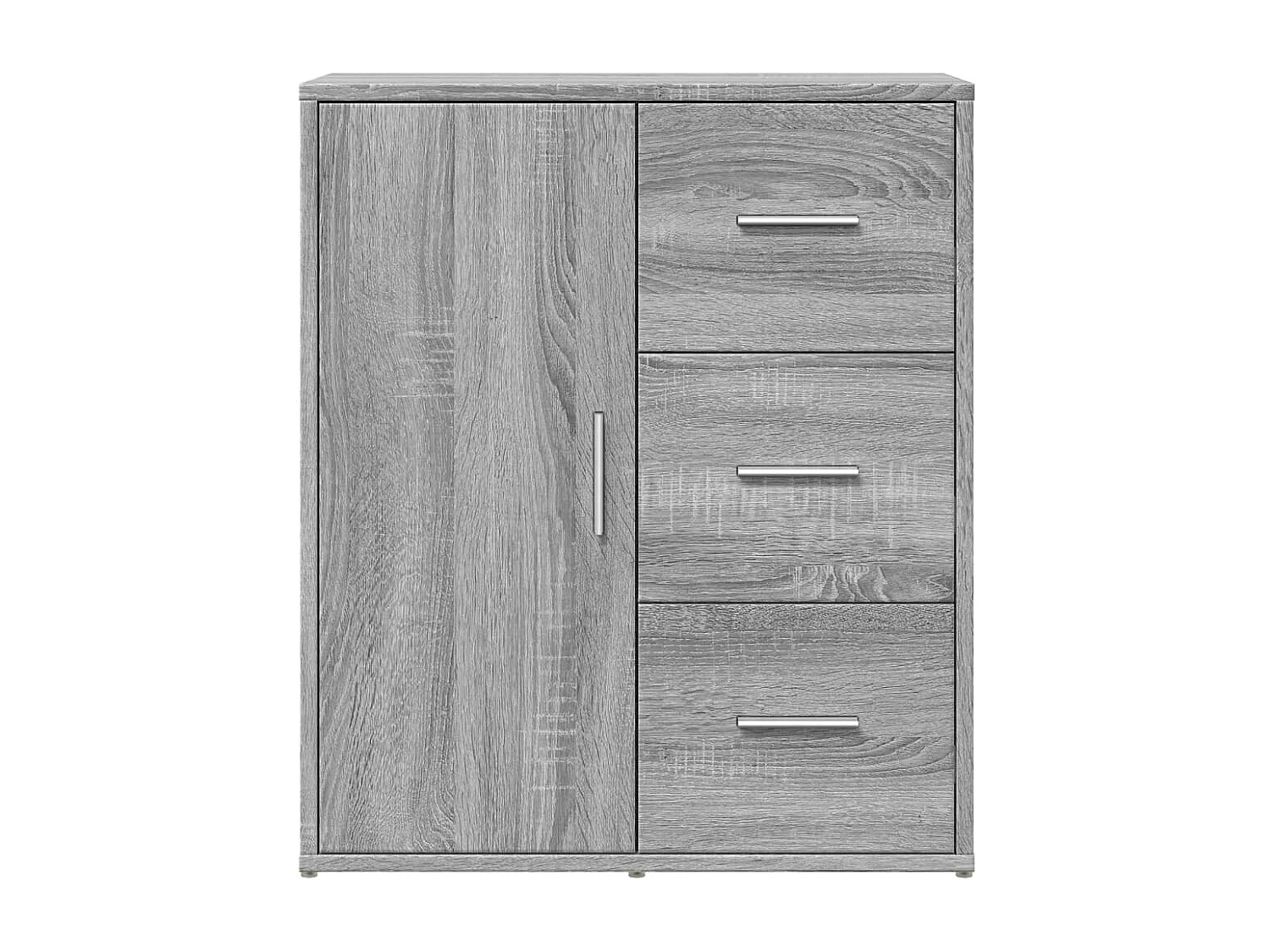 Sideboards 2 Stk. Grau Sonoma-Eiche 60x31x70 cm Holzwerkstoff