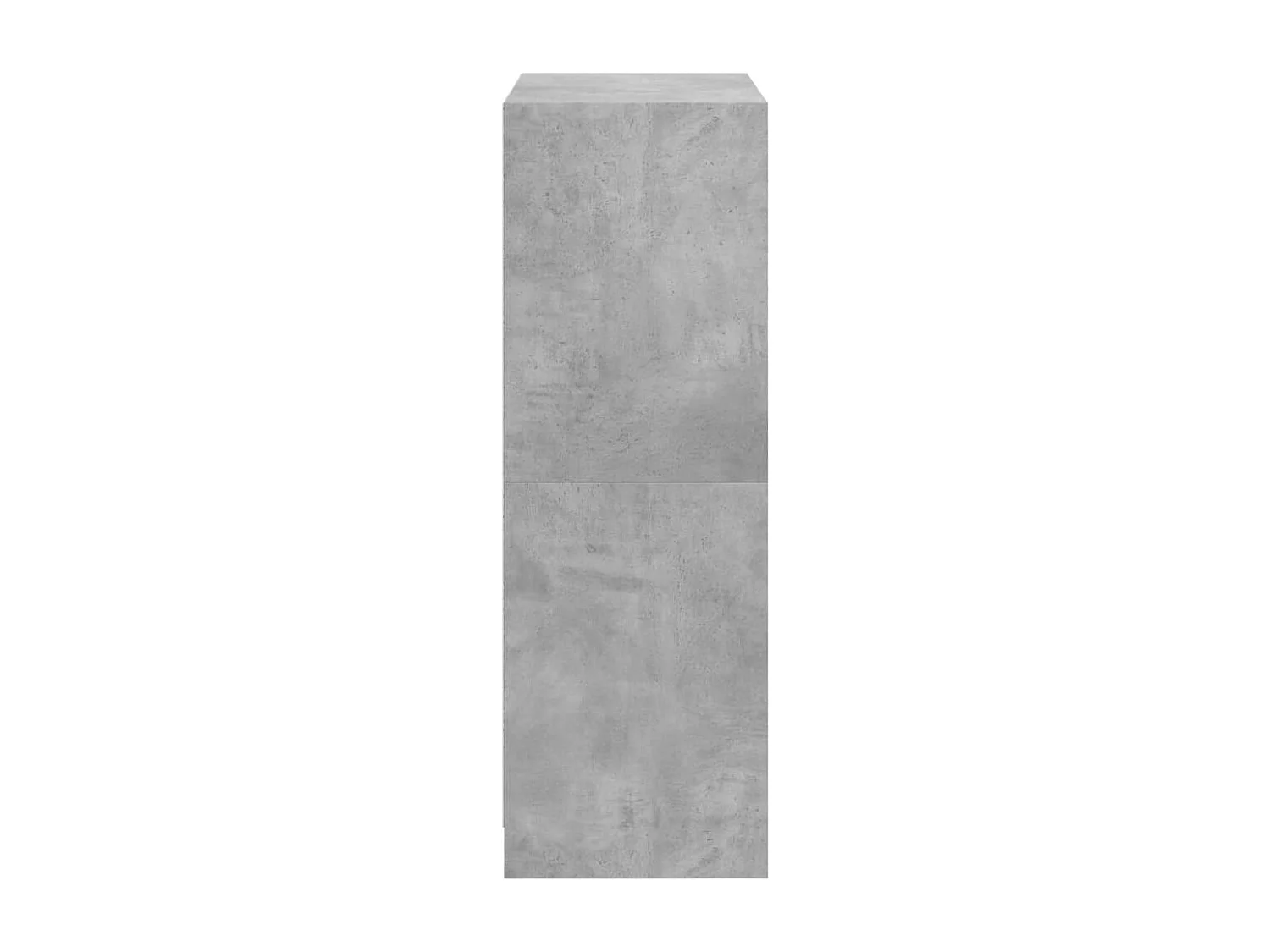 Highboard mit Türen Betongrau 68x37x109 cm Holzwerkstoff