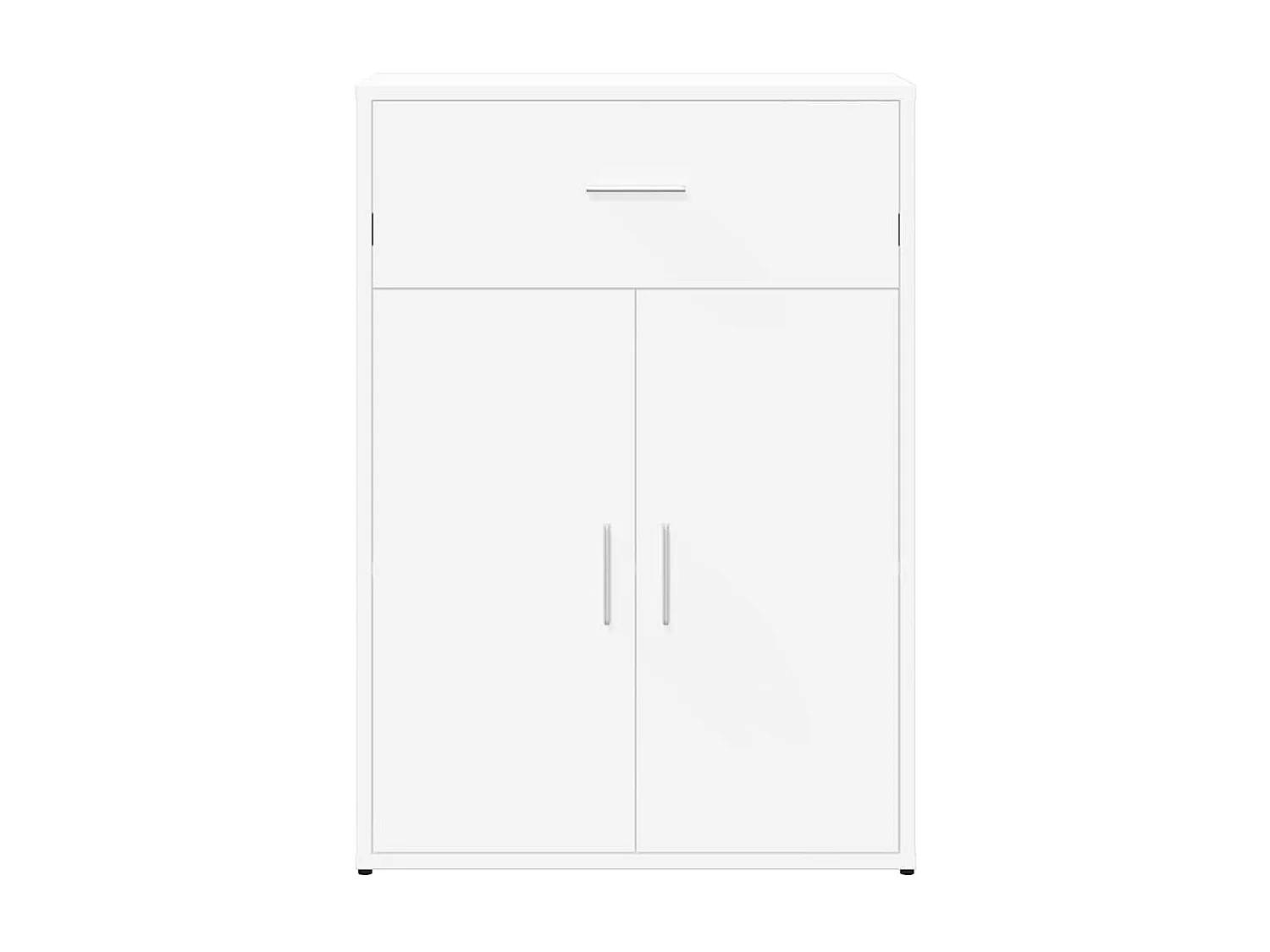 Dressoir 60x30x84 cm bewerkt hout wit