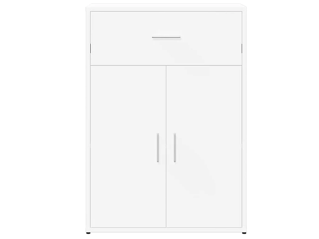 Dressoir 60x30x84 cm bewerkt hout wit