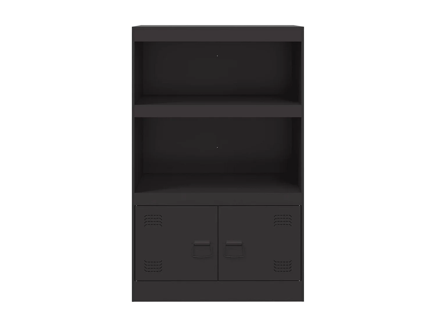 Sideboard Schwarz 67x39x107 cm Stahl