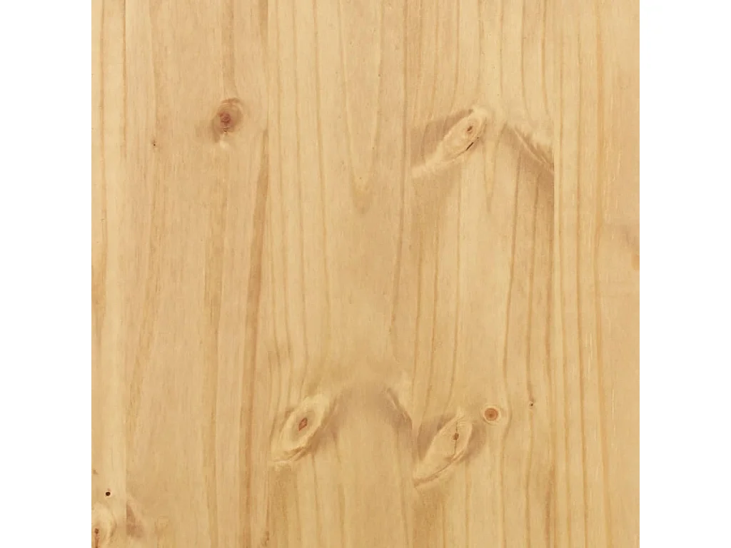 Armario con vitrina Corona madera maciza pino 99x43x187 cm