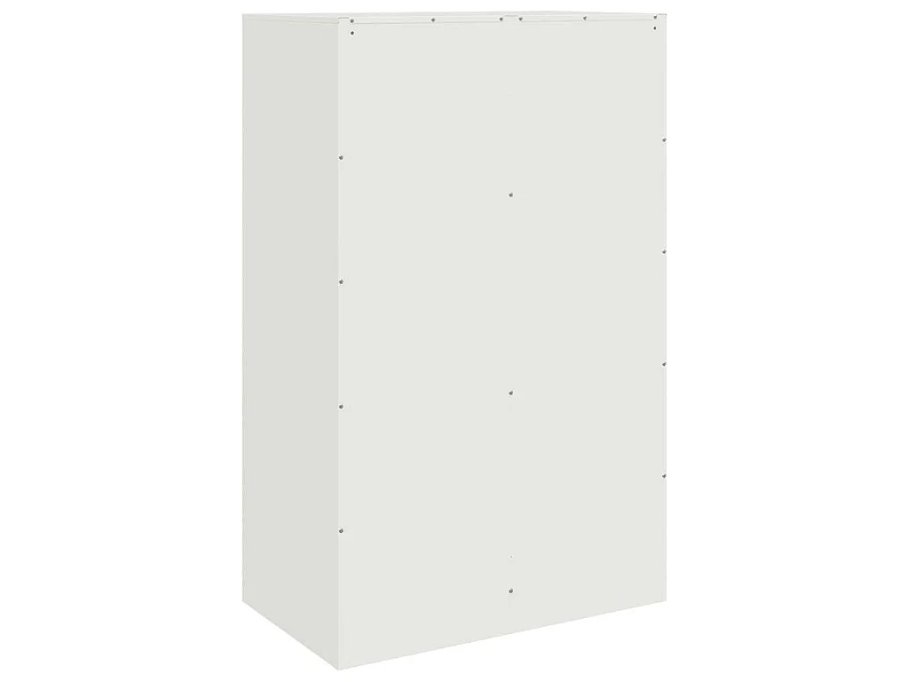 Sideboard Weiß 67x39x107 cm Stahl