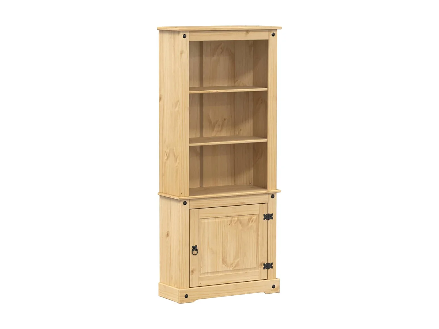 Highboard Corona 74x38x170 cm Massivholz Kiefer