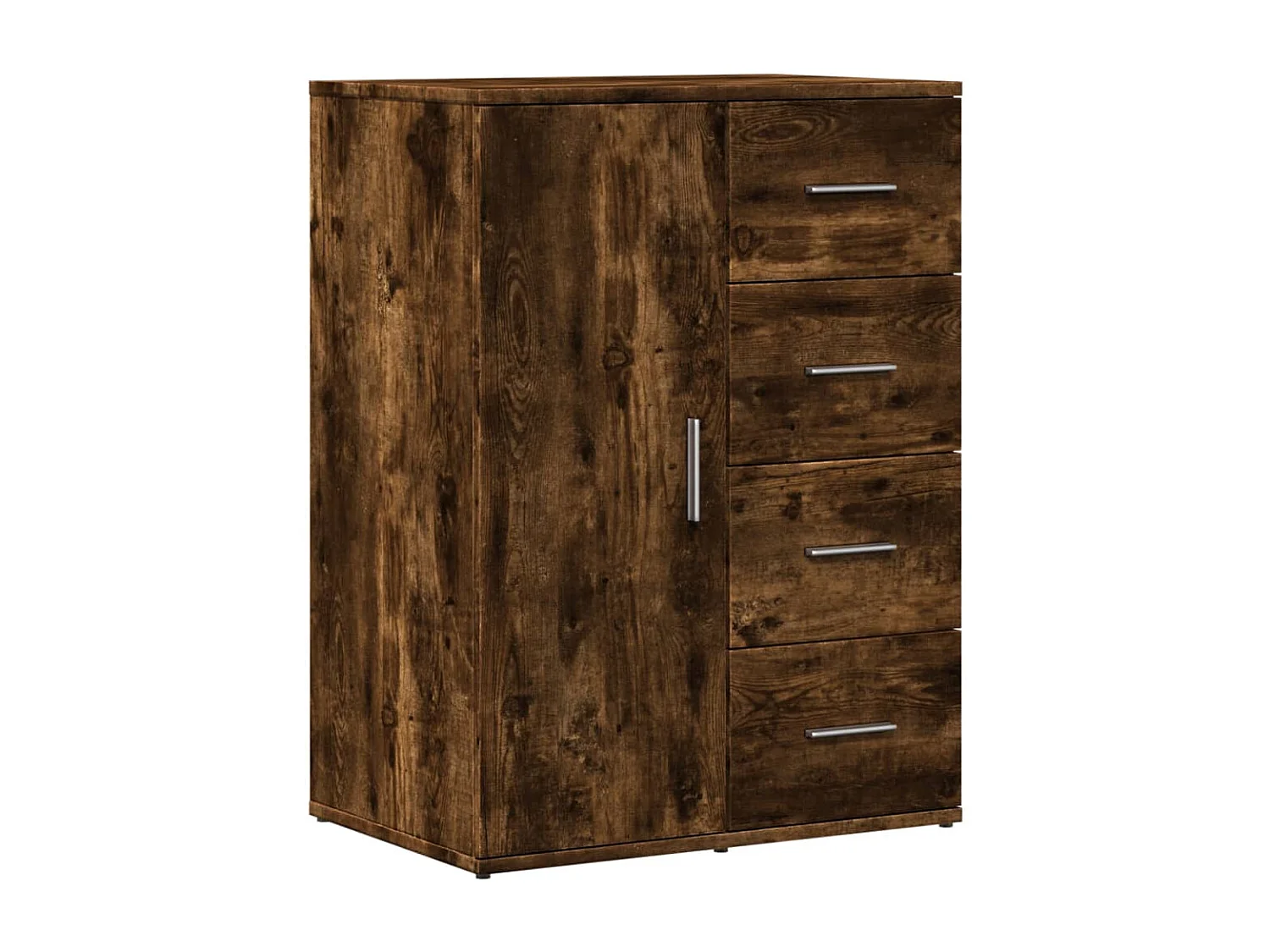 Sideboards 2 Stk. Räuchereiche 59x39x80 cm Holzwerkstoff