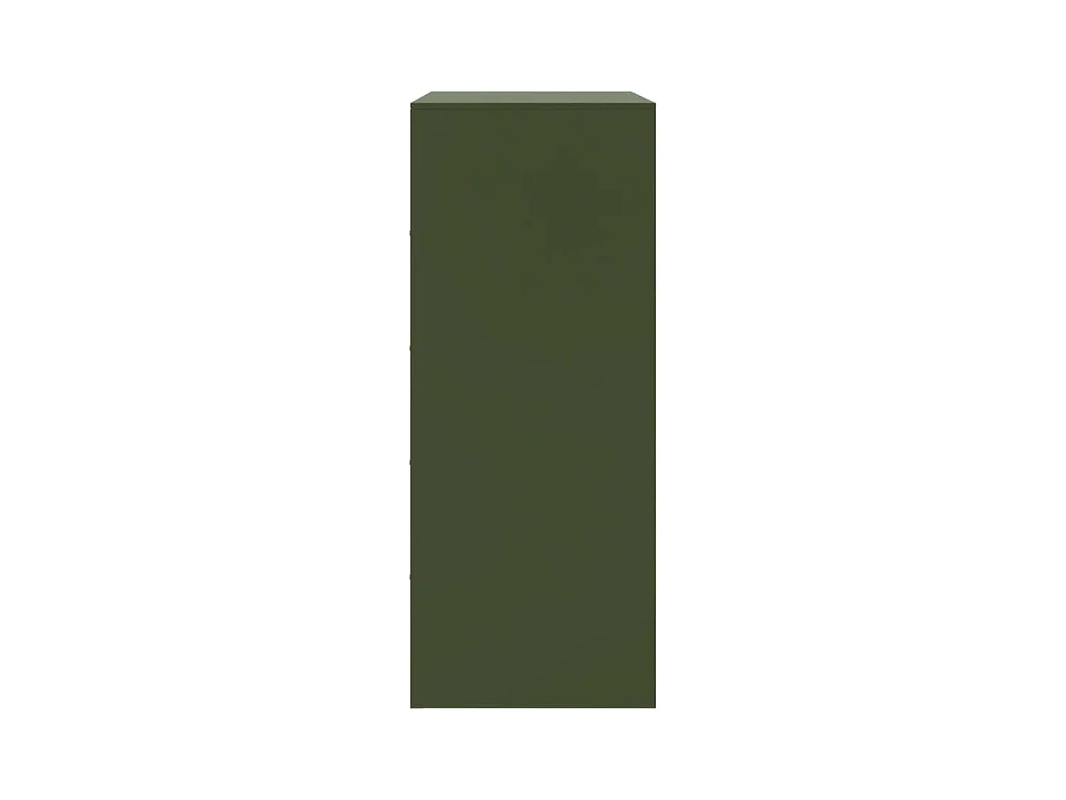 Highboard Olivgrün 67x39x95 cm Stahl