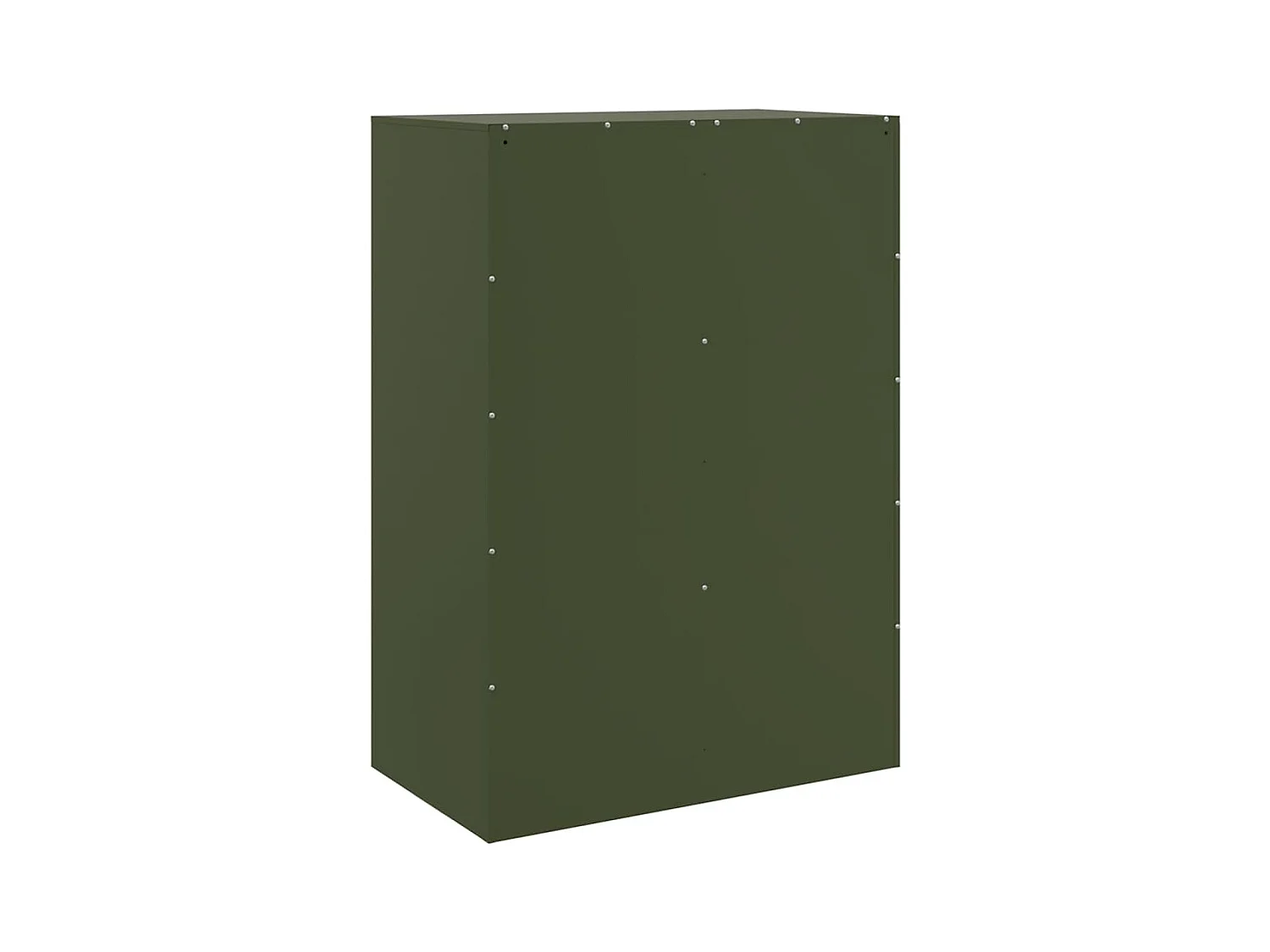 Highboard Olivgrün 67x39x95 cm Stahl