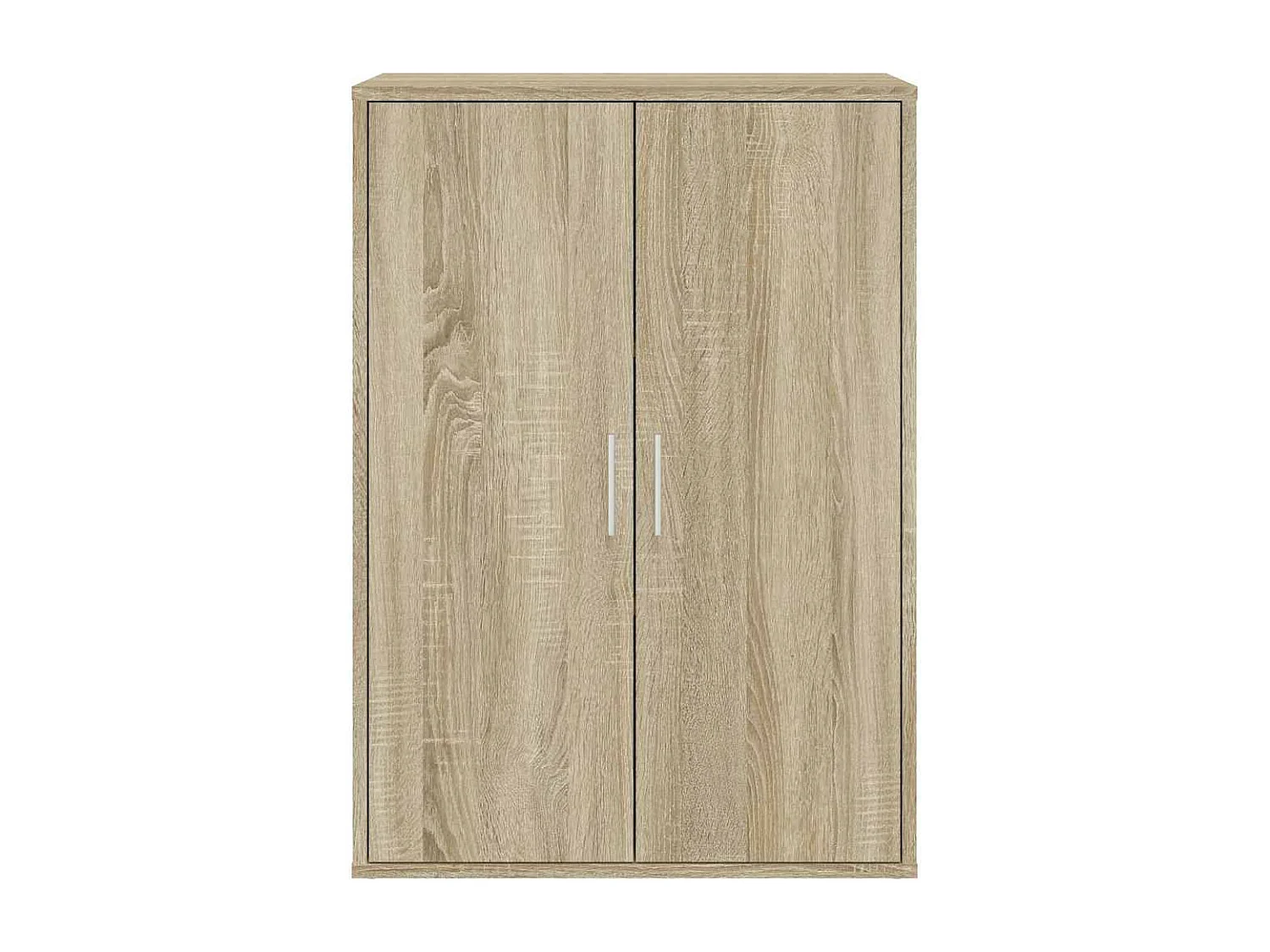 Dressoirs 2 st 60x31x84 cm bewerkt hout sonoma eikenkleurig