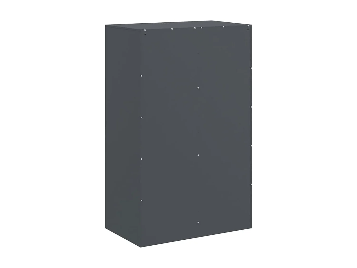 Aparador de acero antracita 67x39x107 cm