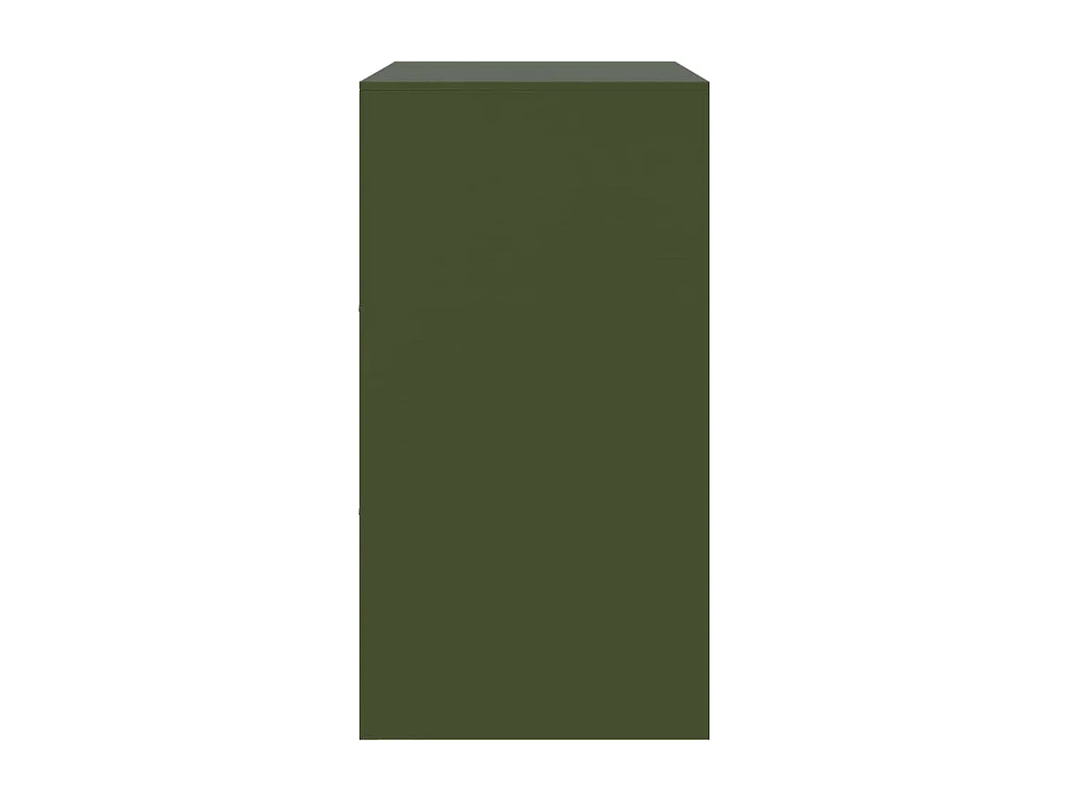 Buffet vert olive 67x39x73 cm acier