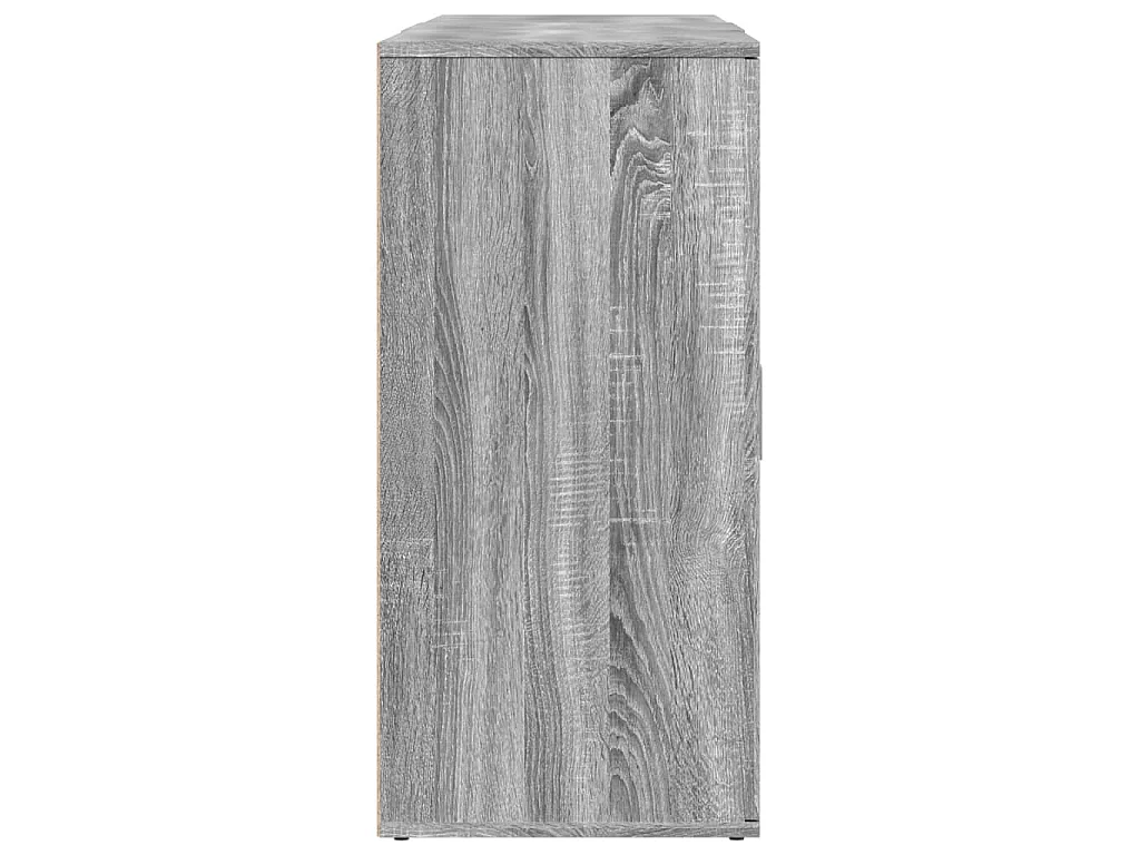 Dressoirs 3 st bewerkt hout grijs sonoma eikenkleurig