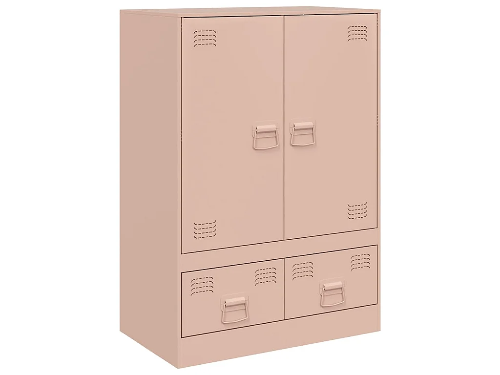 Credenza Rosa 67x39x95 cm in Acciaio