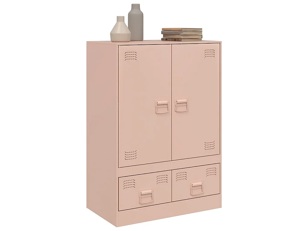 Credenza Rosa 67x39x95 cm in Acciaio