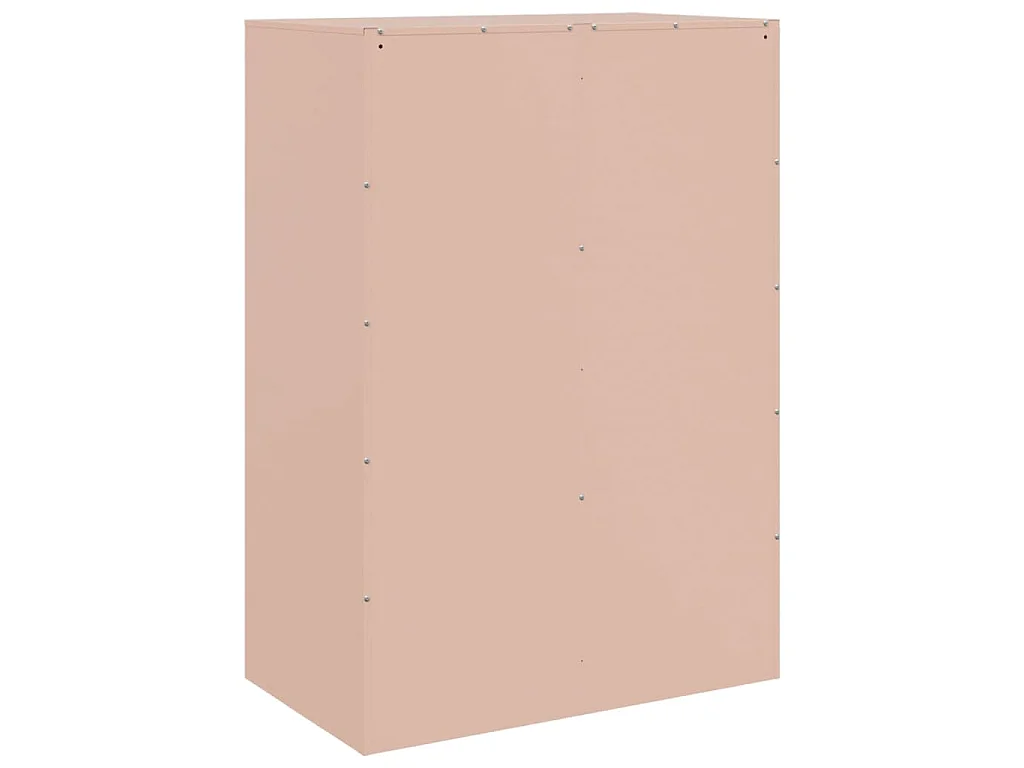 Credenza Rosa 67x39x95 cm in Acciaio