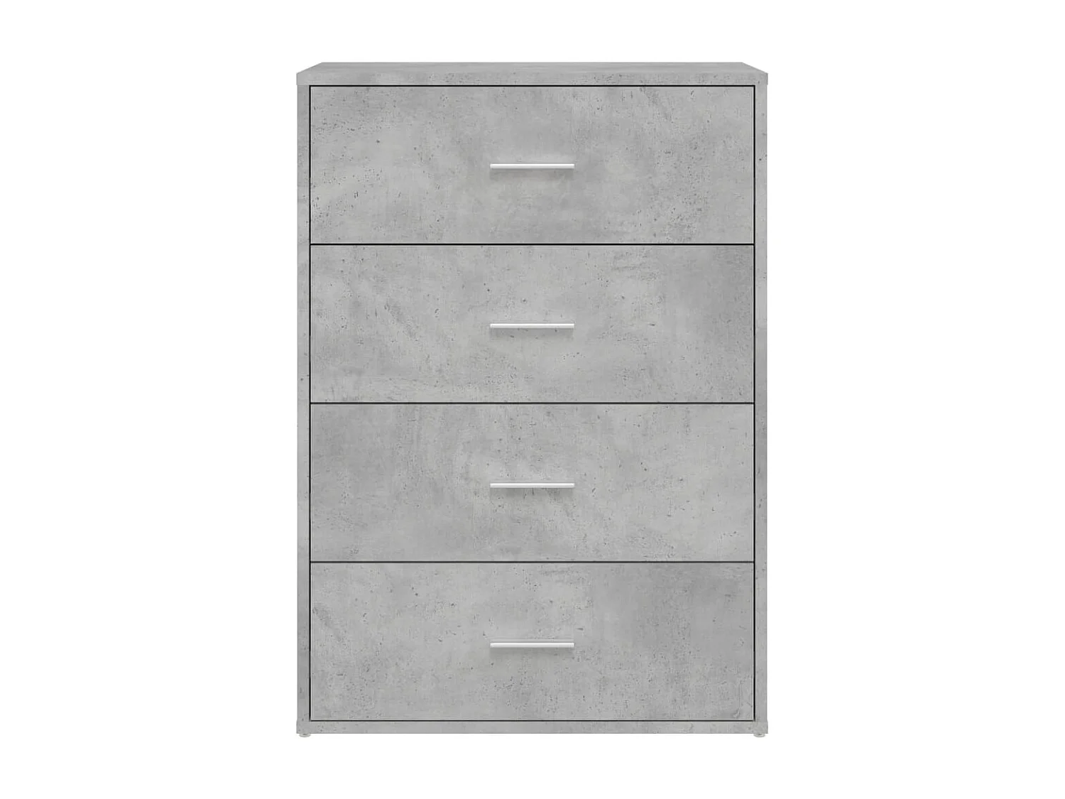 Credenza Grigio Cemento 60x31x84 cm in Legno Multistrato
