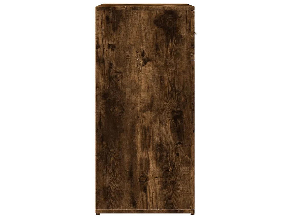 Buffet chêne fumé 79x38x80 cm bois d'ingénierie